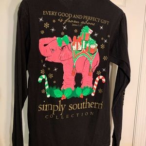Simply Southern Christmas Scripture Tee S